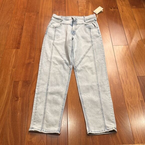 NWT MOTHER Women's High Waisted Pointy Study Nerdy Scatch Jeans size 30 - Picture 7 of 15